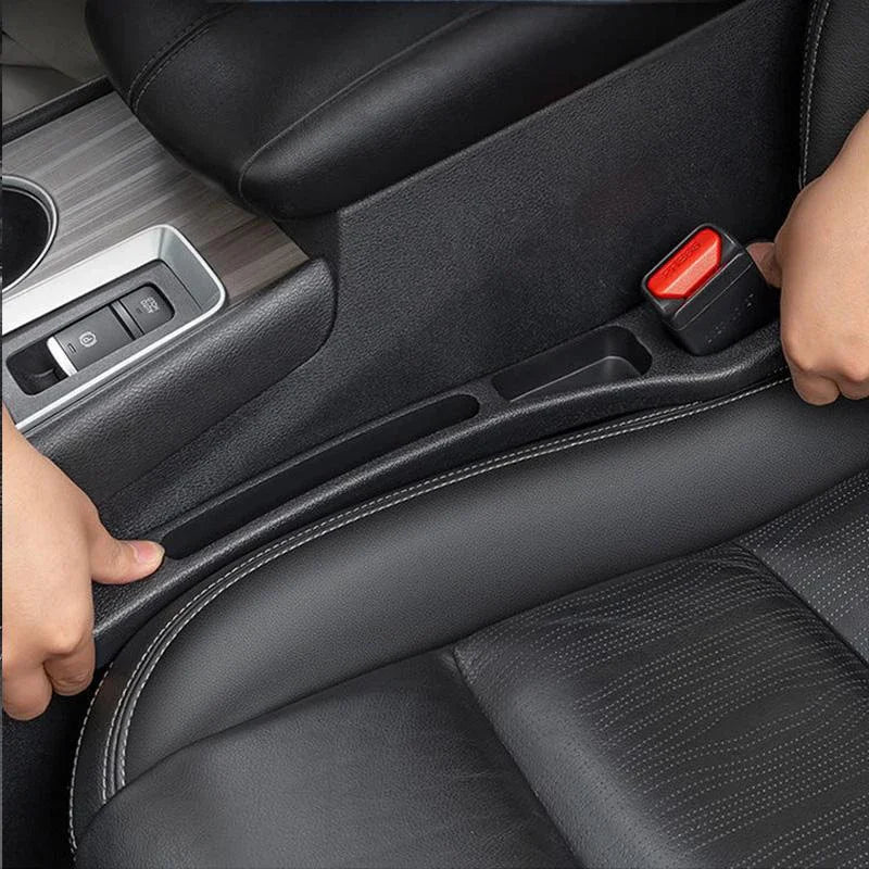 Car Seat Gap Filler Strips Car Storage Organizer bag box For Mitsubishi Outlander I200 Pajero Eclipse ASX Lancer Space Delica Ex