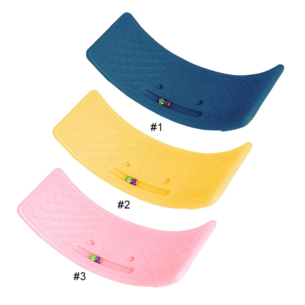 Twisting Balance Board Multifunctional Curved Wave Board Non Slip Balance Rocker Board Balance Trainer Board for Kids Children