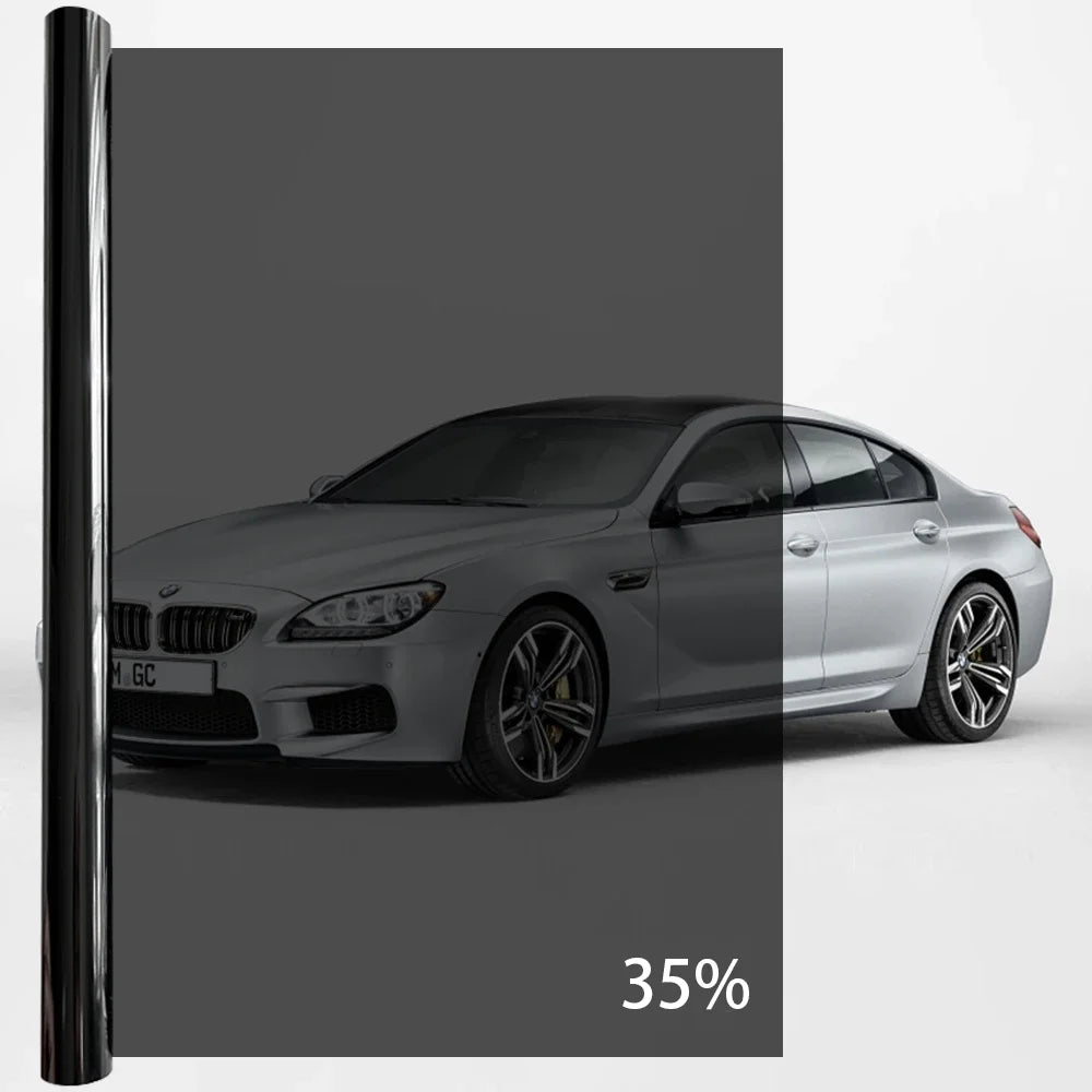 50cmx3/6m Car Window Privacy Tint Film Auto Vinyl Anti Look Dark Glass Foils Sticker Summer Solar UV Films Protector Accessories