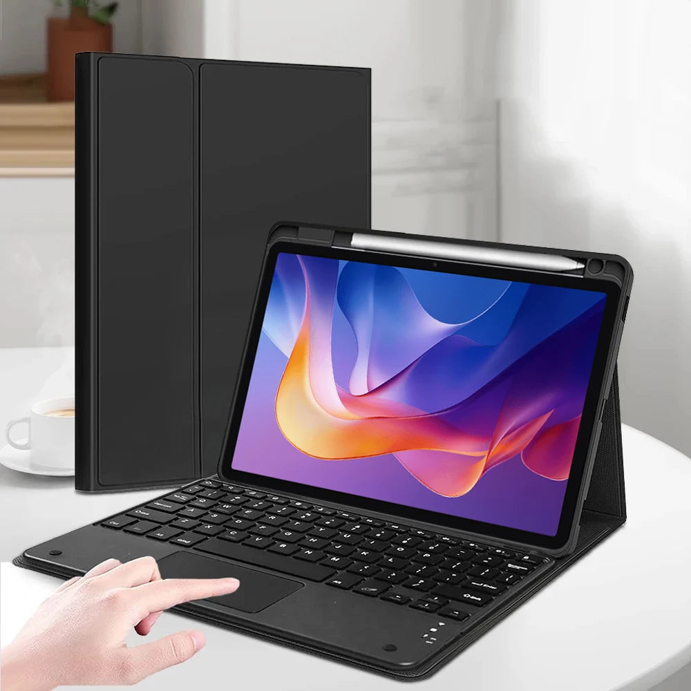 Keyboard Case for Xiaomi Redmi Pad 2 Case, Keyboard Cover For Redmi Pad 2 11-inch Tablet Case Wth Pencil Slot