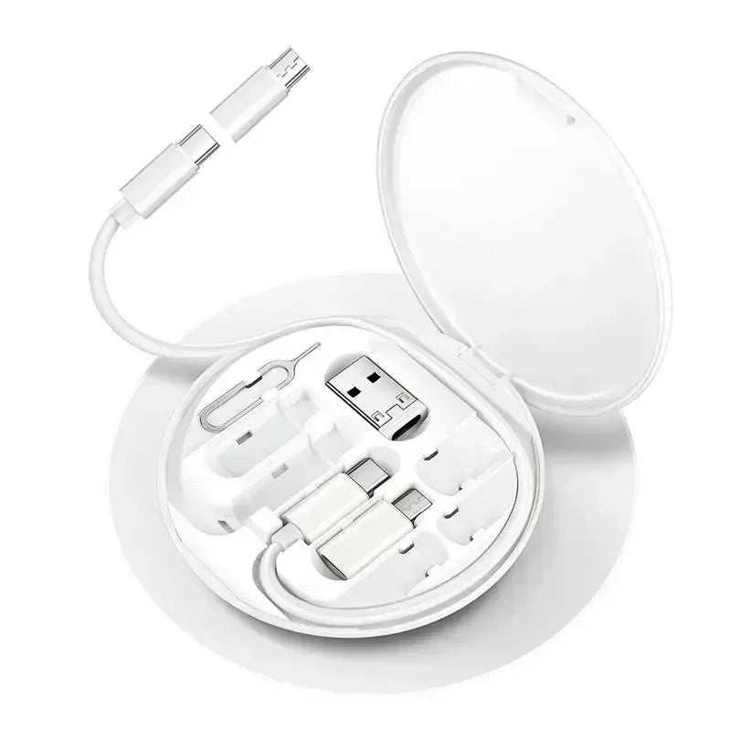Multi USB Type C to C 60W Charging Adapter Cable Kit USB C For Lighting ,Conversion Set USB A & Type C to Micro/Type C/Lightning