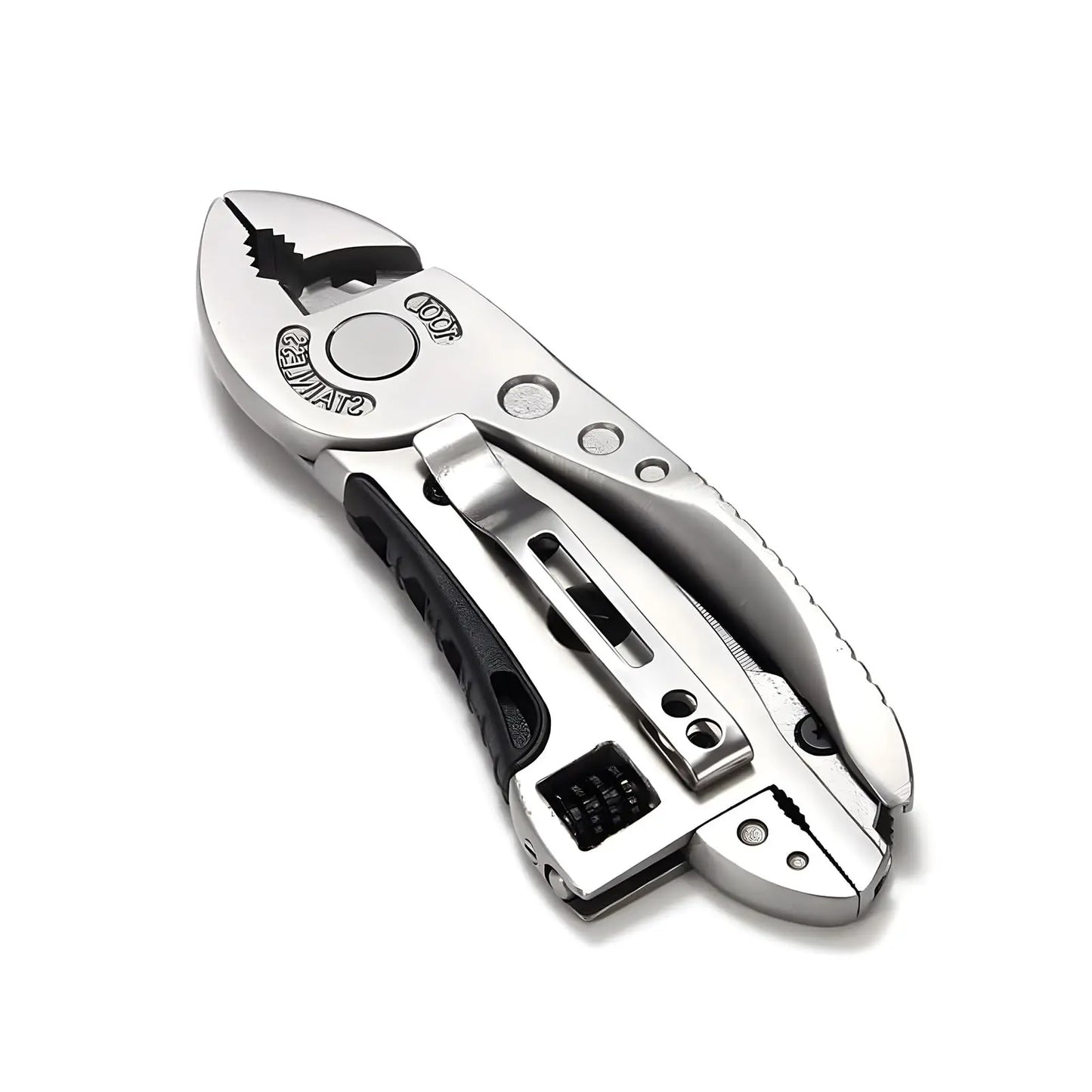 Multi-Tool Pliers Set: Adjustable Wrench, Screwdriver, Wire Cutter, Portable Folding Multi-Tool for Emergency Kit