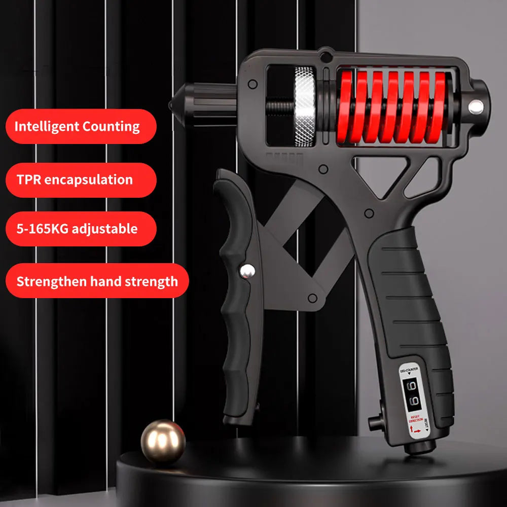 Grip Strength Trainer, Hand Grip Strengthener, Adjustable Resistance Forearm Strengthener, Perfect for Musicians Athletes