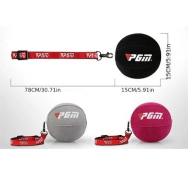 PGM Inflatable Golf Smart Ball Trainer Portable Swing Arm Corrector Posture Auxiliary Correction Training Aids Golf Accessories
