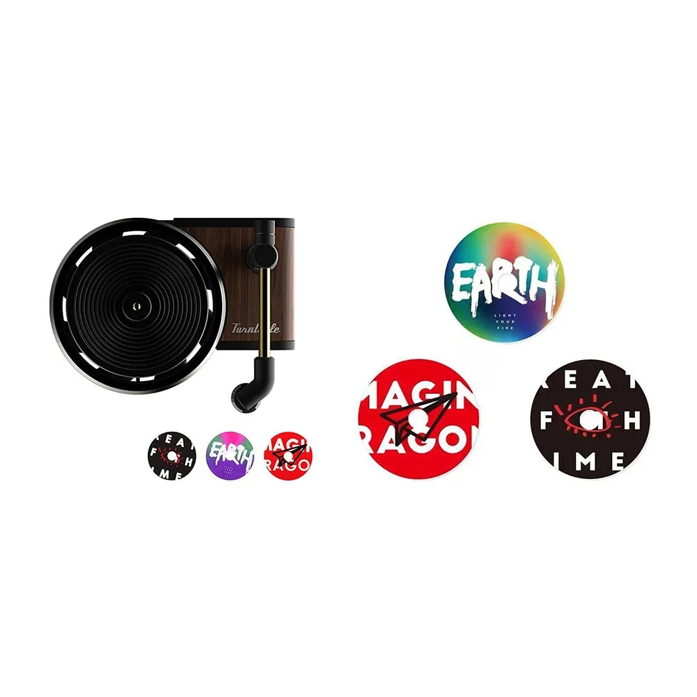 Car Air Freshener Kit Record Player Turntable Car Perfume Clip Vinyl Phonograph Air Vent Outlet Aromatherapy Clip Smell Diffuser
