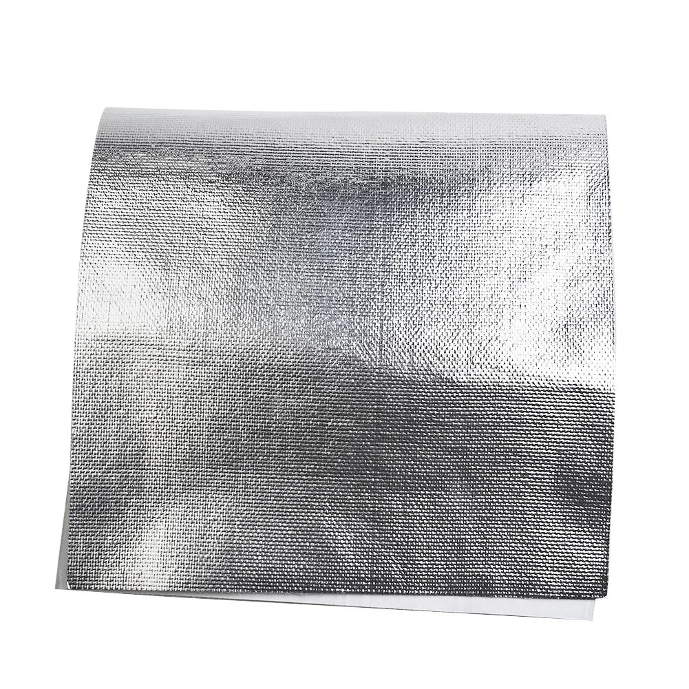25x50Cm Car Heat Protection Film R Car Fender Heat Sound Insulation Mat Auto Heat Shield Insulation Engine Film Wrap
