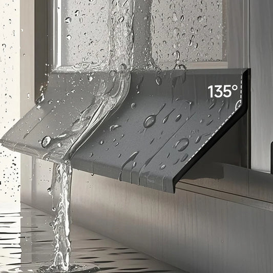 1 PCS Home Window Water Blocking Bar Sliding Window Rain Seal Windproof Insulation Flashing Board For Balcony Weatherstrip