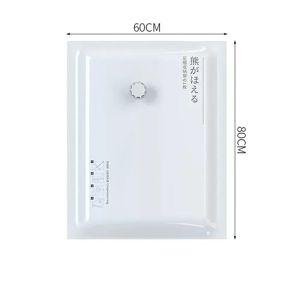 New Reusable Vacuum Bags for Travel Dustproof Space Saver Vacuum Compression Bag Waterproof Luggage Vacuum Storage Bag Backpack