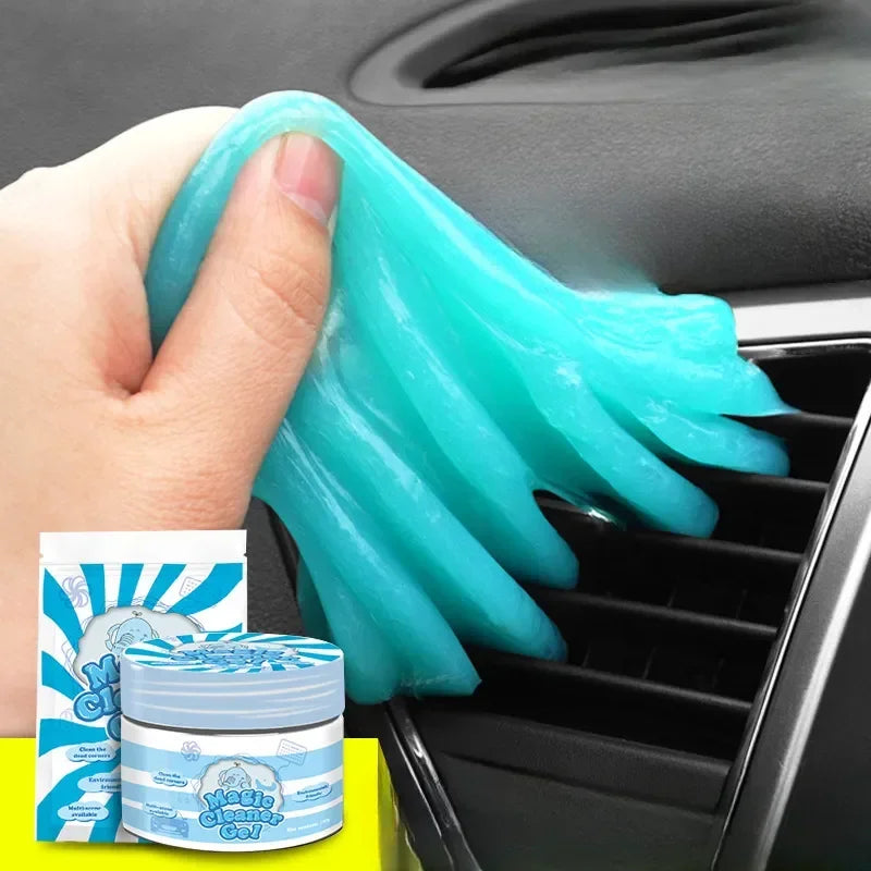 Car Cleaning Gel Slime Magic Mud Auto Interior Computer Keyboard Dirt Clean Dust Remover Gel Car Wash Interior Cleaning Tools