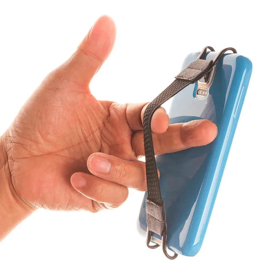 Mobile Phone Holder Wrist Band  Anti-drop Phone Strap Band Holder One-handed Operate Finger Grip Stretchable Bracket Tablet