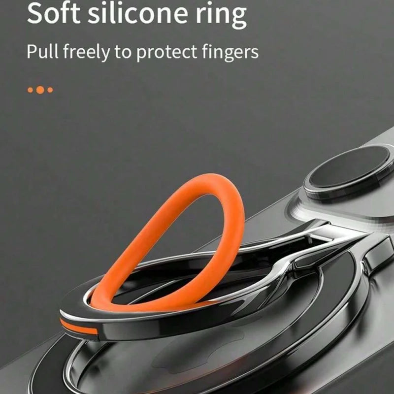 Magnetic Ring Buckle Phone Holder 360-Degree Rotating Desktop Fixed Strong Magnetic Adsorption Portable And Universa