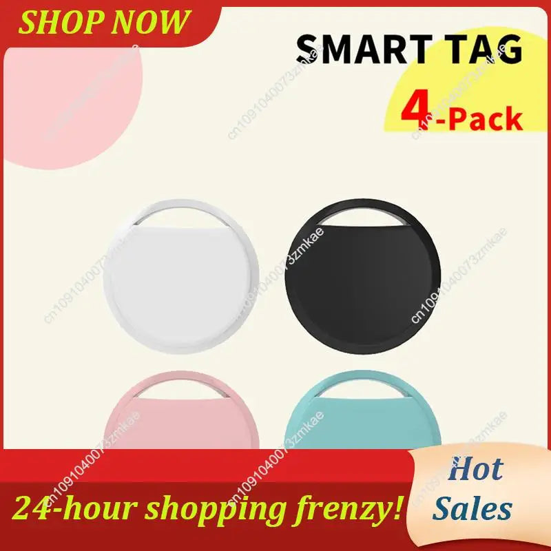 Daily Sale 4Pcs Smart Bluetooth GPS Tracker Key Luggage Pet Locator For Luggage Wallets Keys Bags Pets
