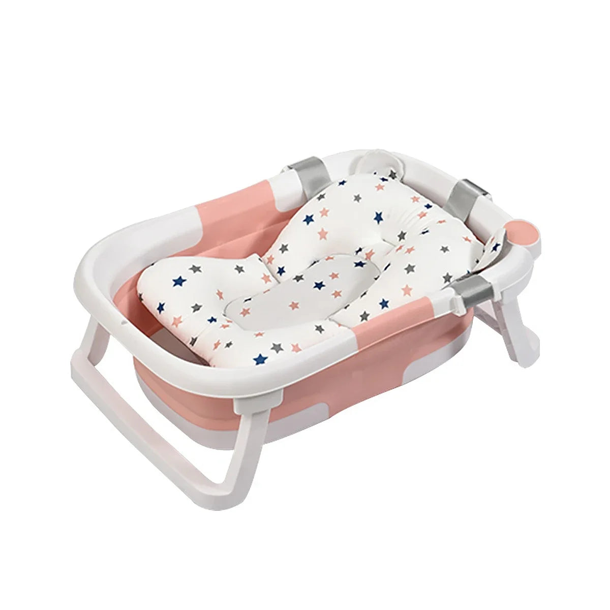 Newborn baby bath tub Bath tub Household baby bath tub Large folding baby bath tub can sit or lie down to feel warm