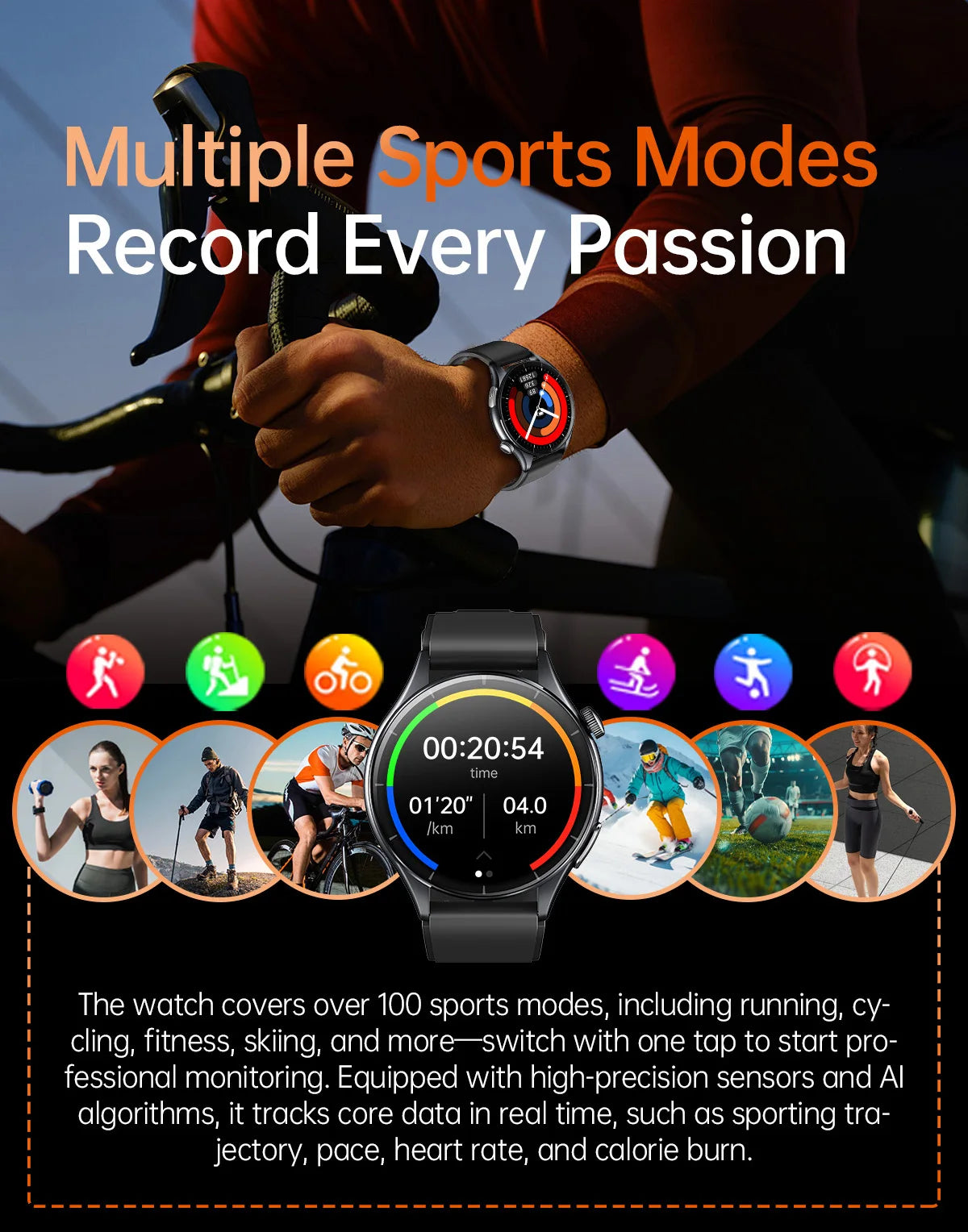 2025 New NFC+ECG+PPG Health Smart Watch BMI Fat Heart Rate Blood Pressure Watch 380mAh BT Call IP68 Waterproof Sports Bracelet