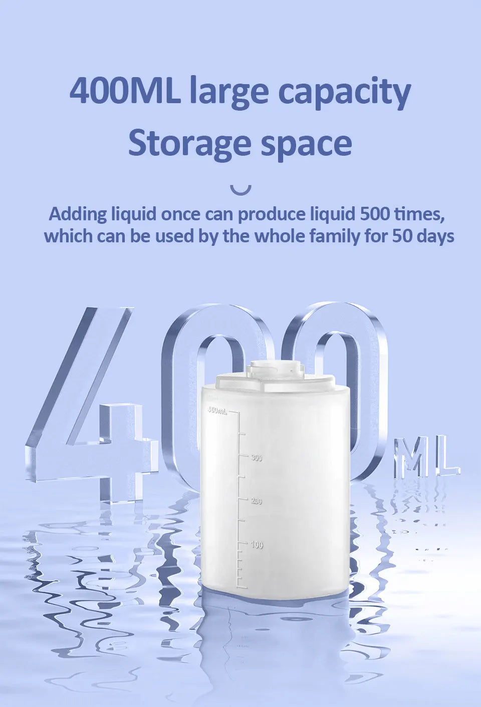 Automatic Soap Dispenser ouchless Foaming Soap Dispenser 400ml USB Rechargeable Electric 4 Level Adjustable Foam Soap Dispenser