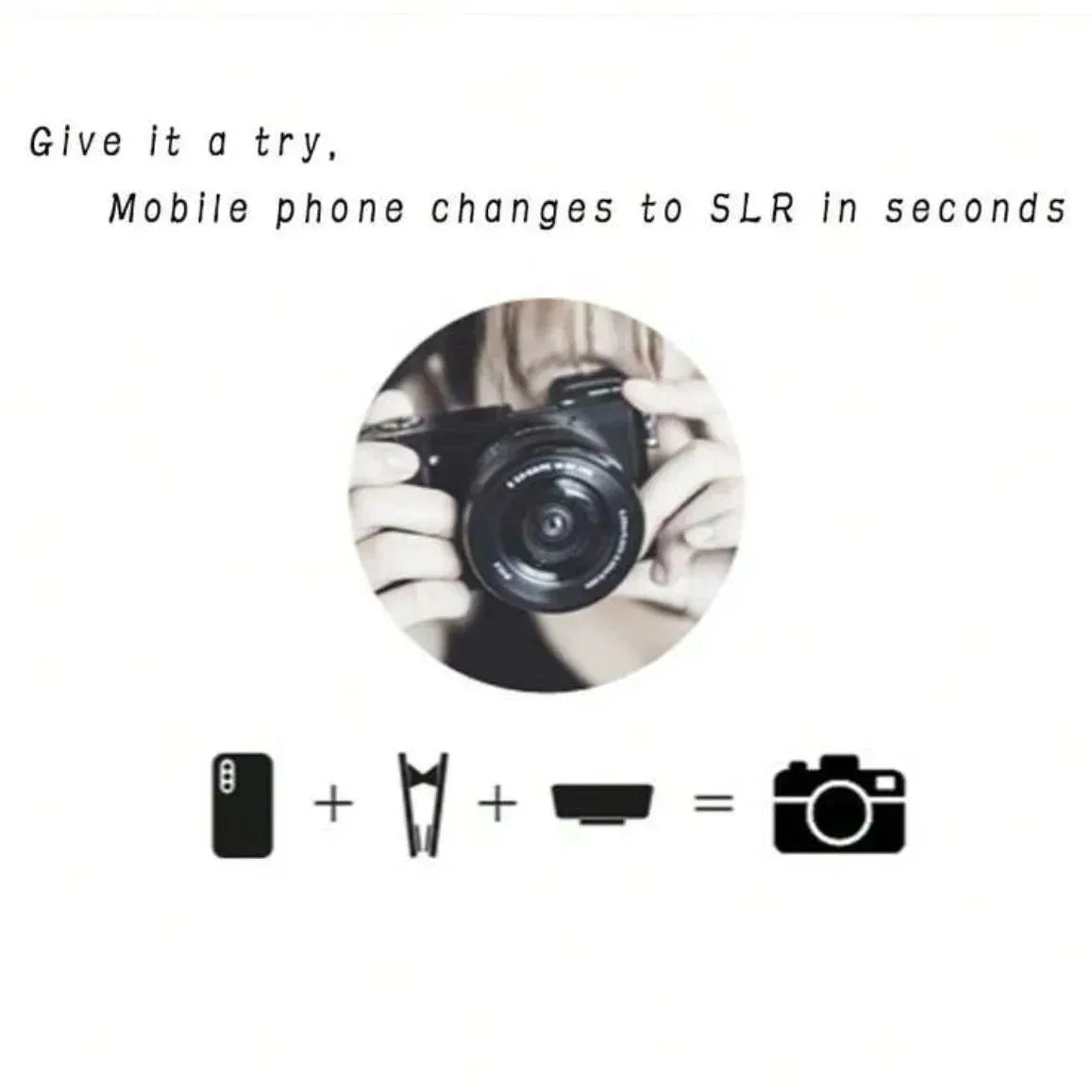 2 In 1 Clip On Phone Lens Kit 37mm 0 45X Super Wide Angle Macro HD Camera Lens for Mobile Phones