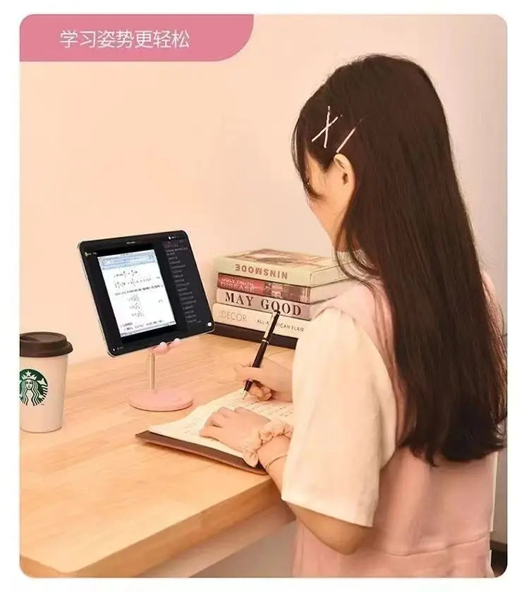 The Cute Rabbit Mobile Phone Stand Desktop Can Lift and Adjust the Desktop Phone Accessories Phone Stand Phone Grip