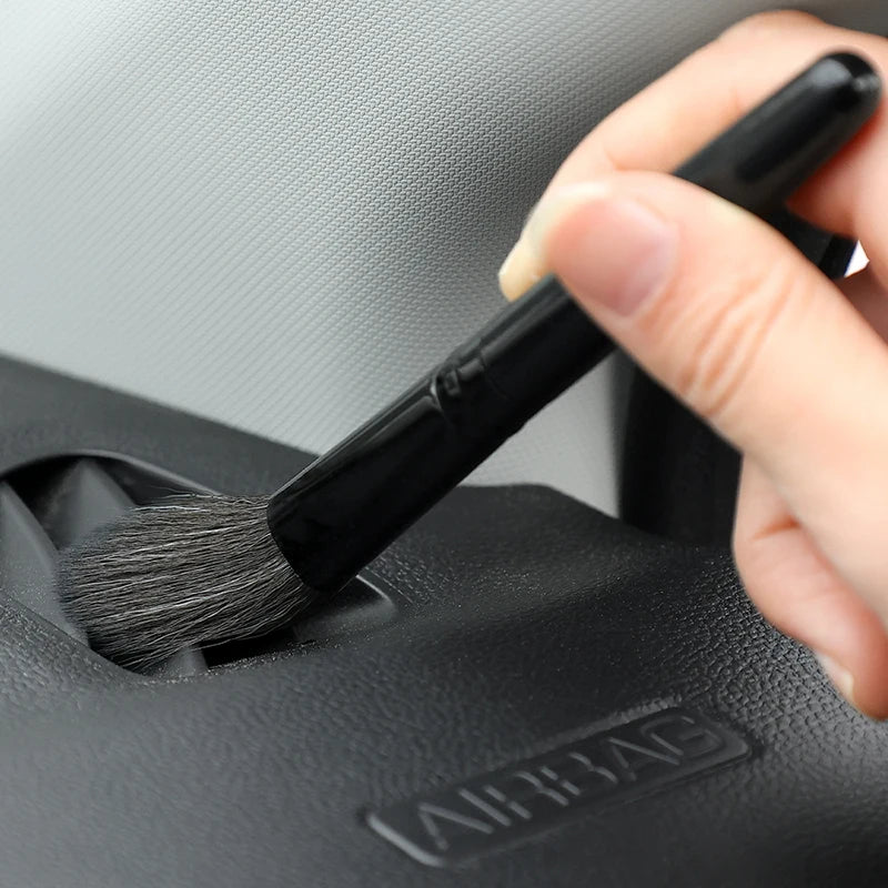 Car Interior Cleaning Brushes Tool Dashboard Air Outlet Duster Bristles Brushes Portable Clean Detailing Brush Auto Accessories