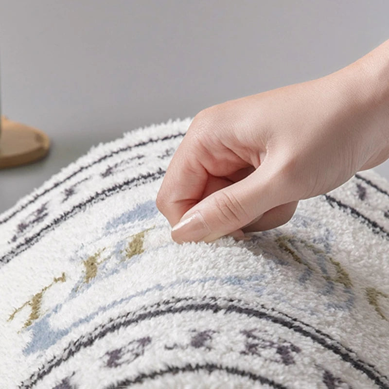 Non-Slip Bath Mat Floral Doormat Absorbent Carpets Entrance Rug Balcony Floor Mats Living Room Bathroom kitchen decor plush Rugs
