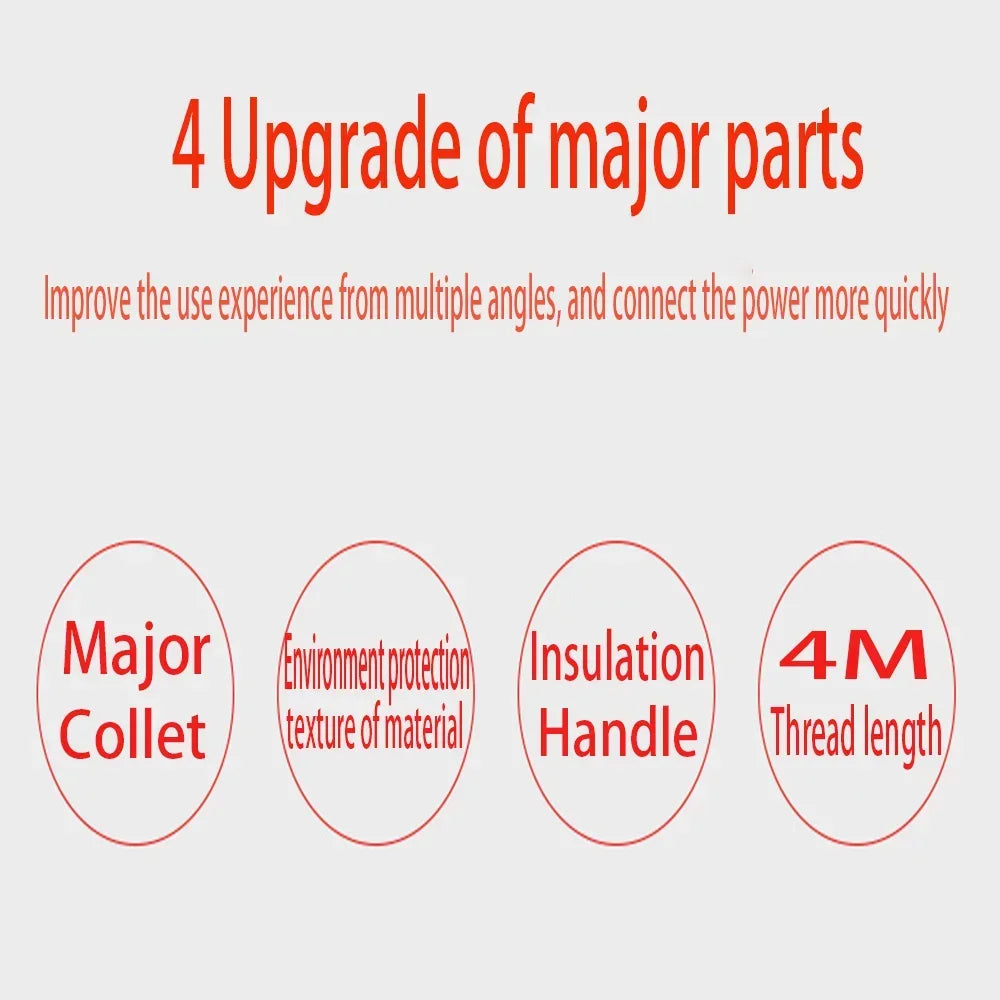 4 Meters 2000A Car Battery Booster Cable Emergency Ignition Jump Starter Lead Wire Clamps for Auto SUV