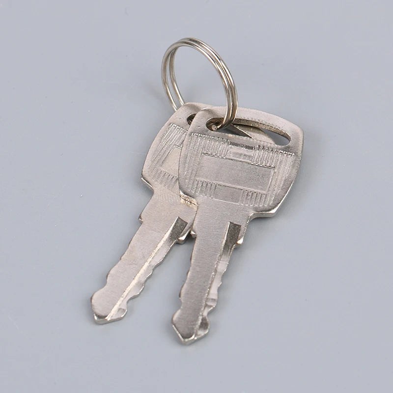 Cabinet Black Coated Metal Hasp Latch DK604 Security Toggle Lock With Two Keys