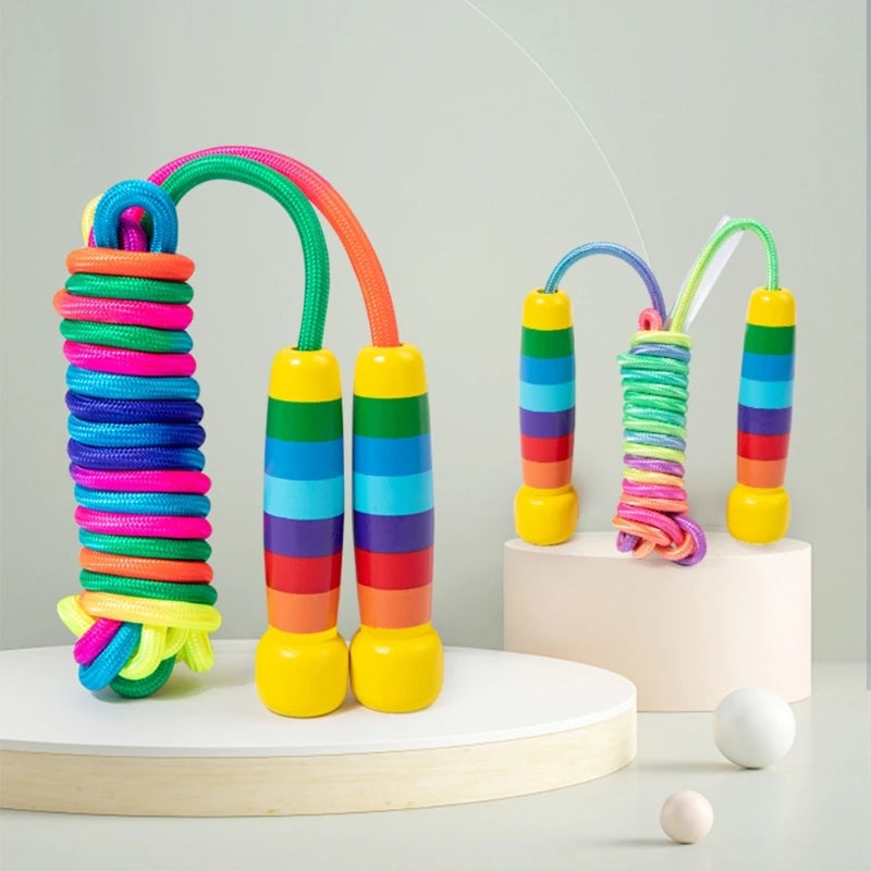 2.5m/5m Children Adjustable Skipping Rope with Handle Jump Rope Skipping