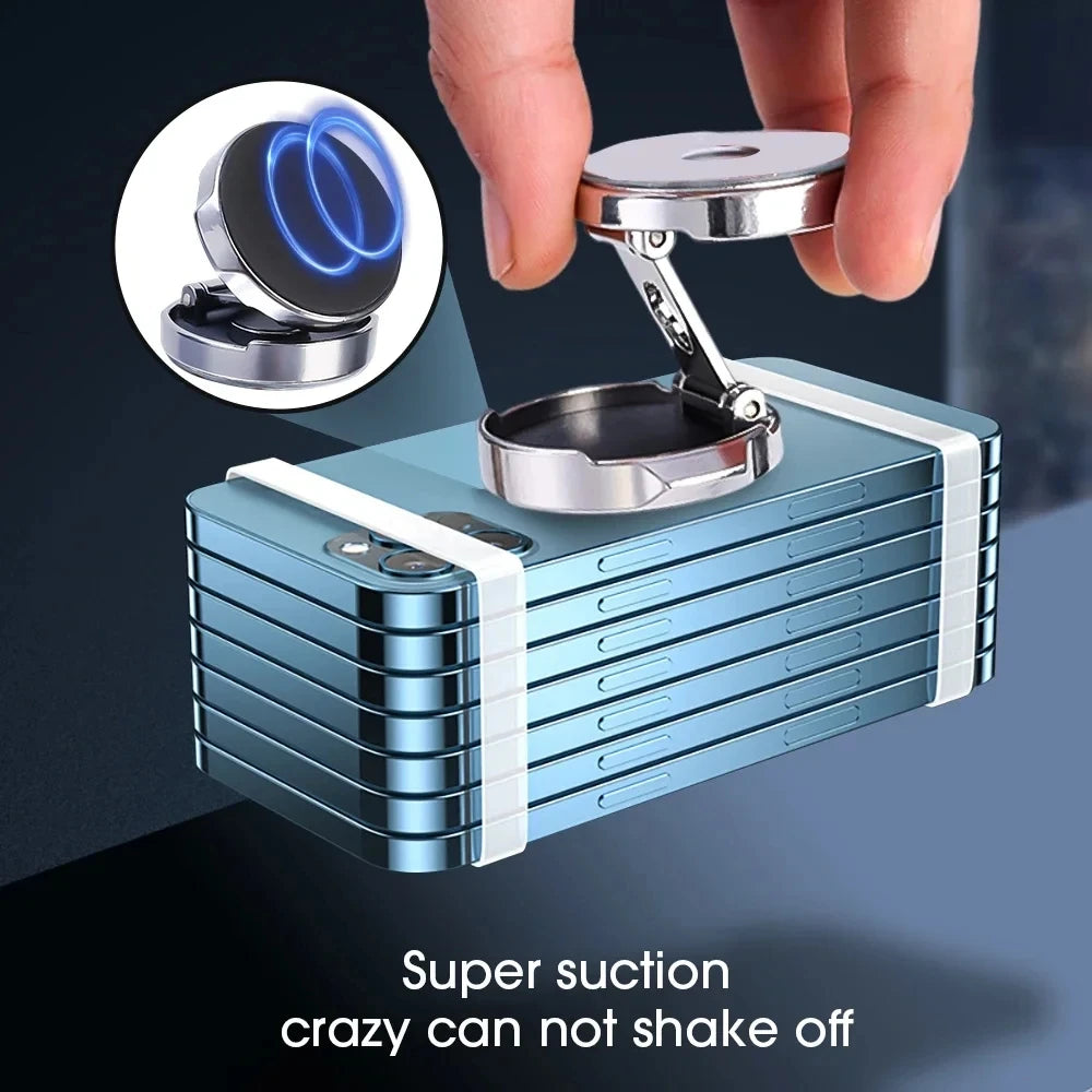 2025 Strong Magnetic Car Phone Holder 720° Foldable Universal Mount Bracket for All Phones