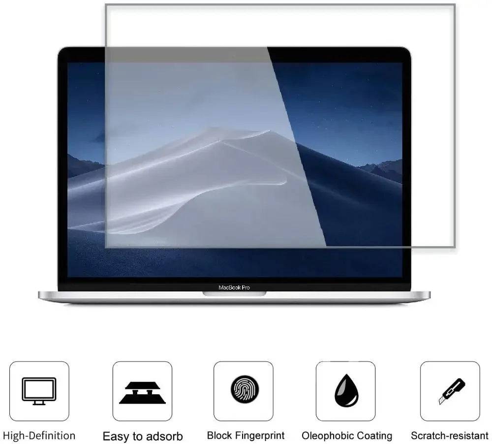 Матовая защитная пленка для экрана MacBook Air 15 A2941 13.6 M2 A2681 Pro 13 14 16 M1 chip A2338, пластиковая пленка-наклейка A2337