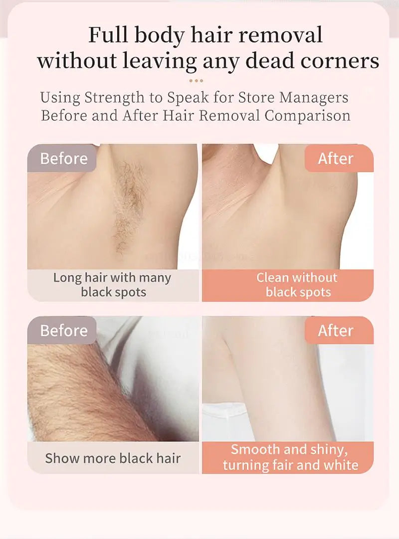Beard Trimmer 2 in 1 Electric Shaver for Women Double Head Body Hair Removal Underarm Bikini Beard Hair Trimmer Electric Razor
