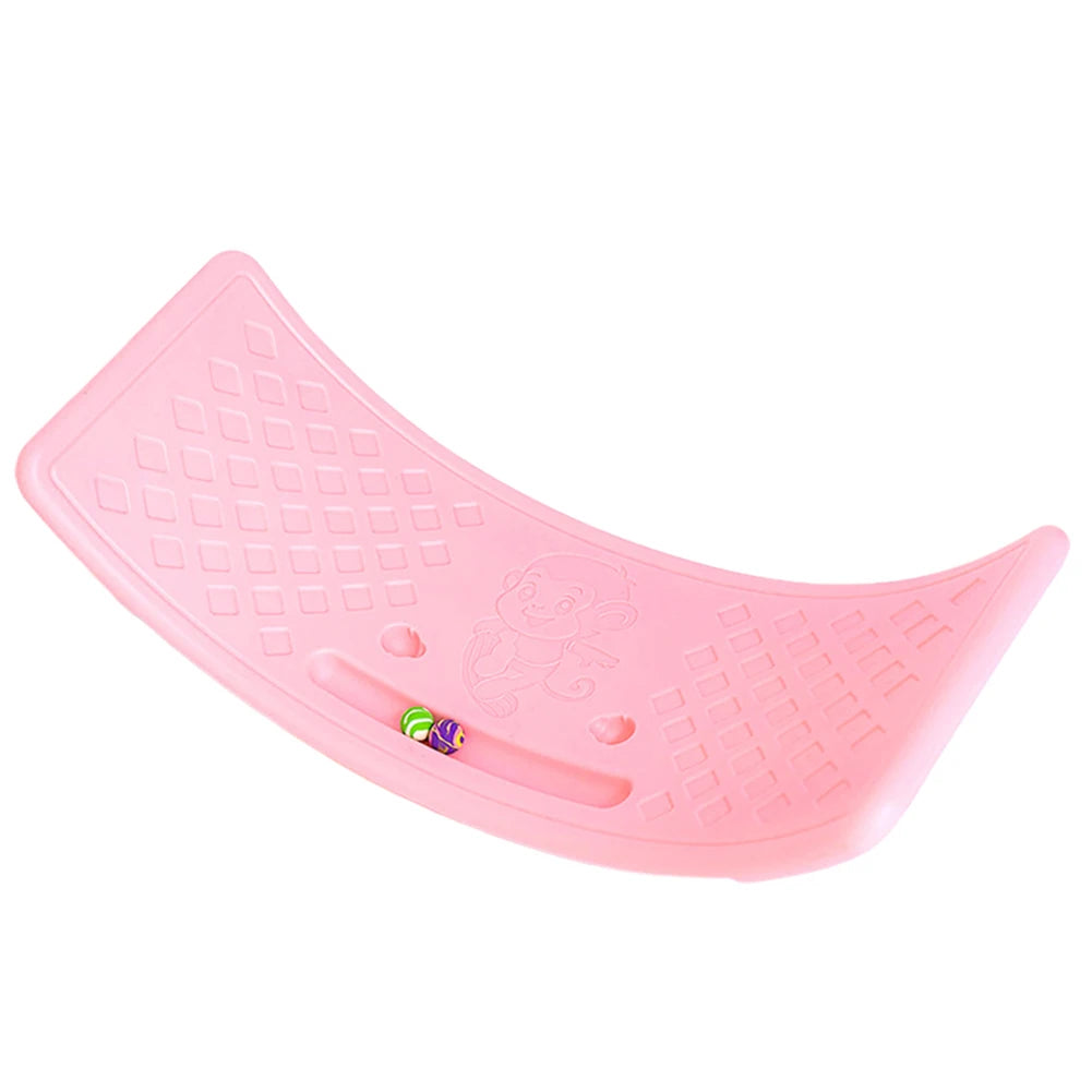 Twisting Balance Board Multifunctional Curved Wave Board Non Slip Balance Rocker Board Balance Trainer Board for Kids Children