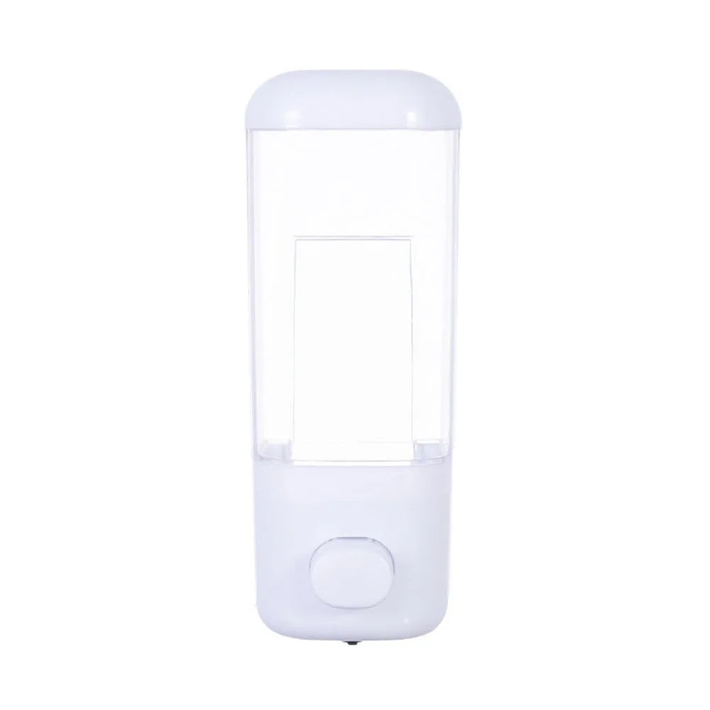 500ML Wall Mounted Shampoo Soap Dispenser Bathroom Non-punching Manual Press Soap Liquid Dispenser Touchless Disinfectant Bottle