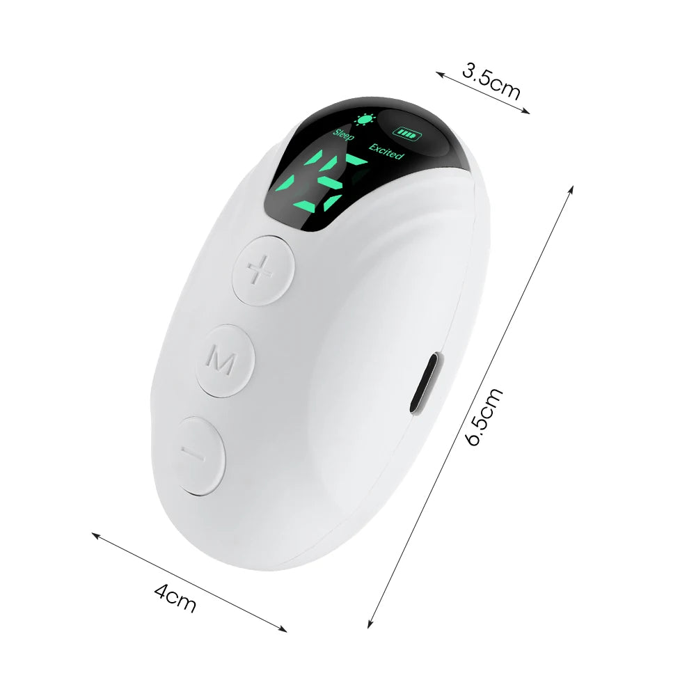 Handheld Sleep Device Mini Portable Sleep Aid Artifact Hypnosis Machine Help Sleep Smart EMS Pulse Stimulation USB Charging