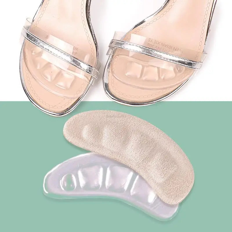 Shoe Pads for High Heels Anti-Slip foot pads for Sandals Anti-wear feet Silicone Heel Protectors for Womens Shoes heel protector
