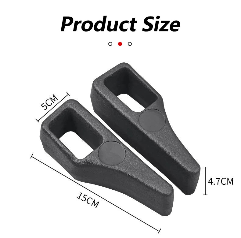 2Pcs Car Seat Gap Filler Odorless Seat Belt Buckle Protector Flexible Seat Side Gap Filling Strip Universal Auto Drop Blocker