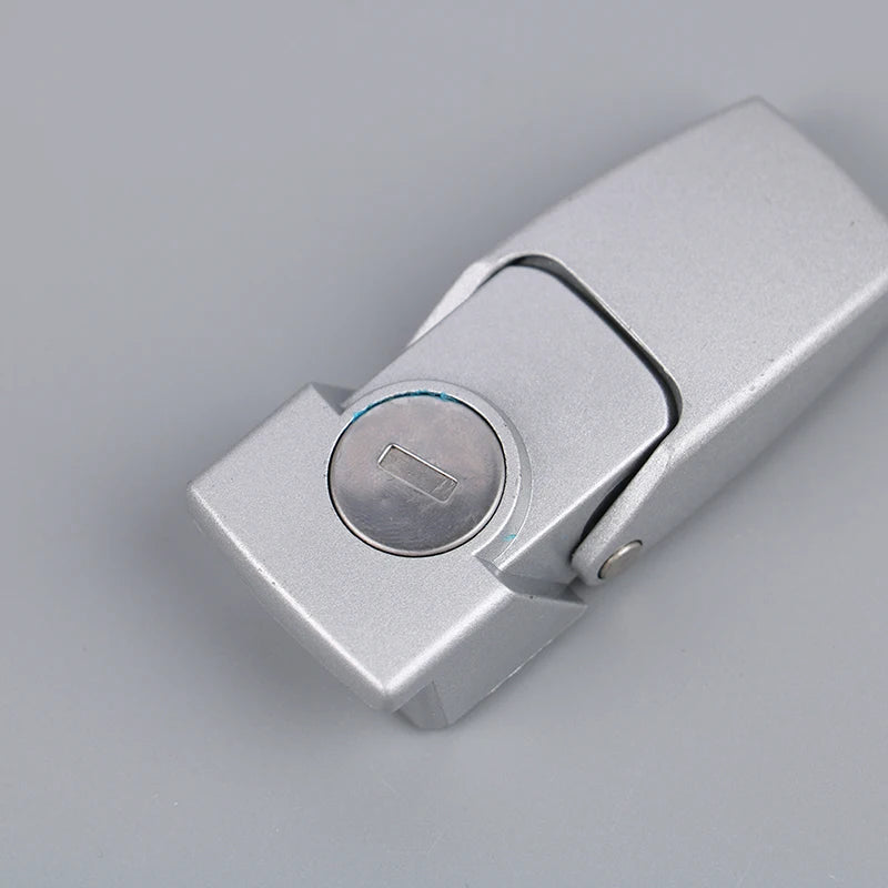 Cabinet Black Coated Metal Hasp Latch DK604 Security Toggle Lock With Two Keys