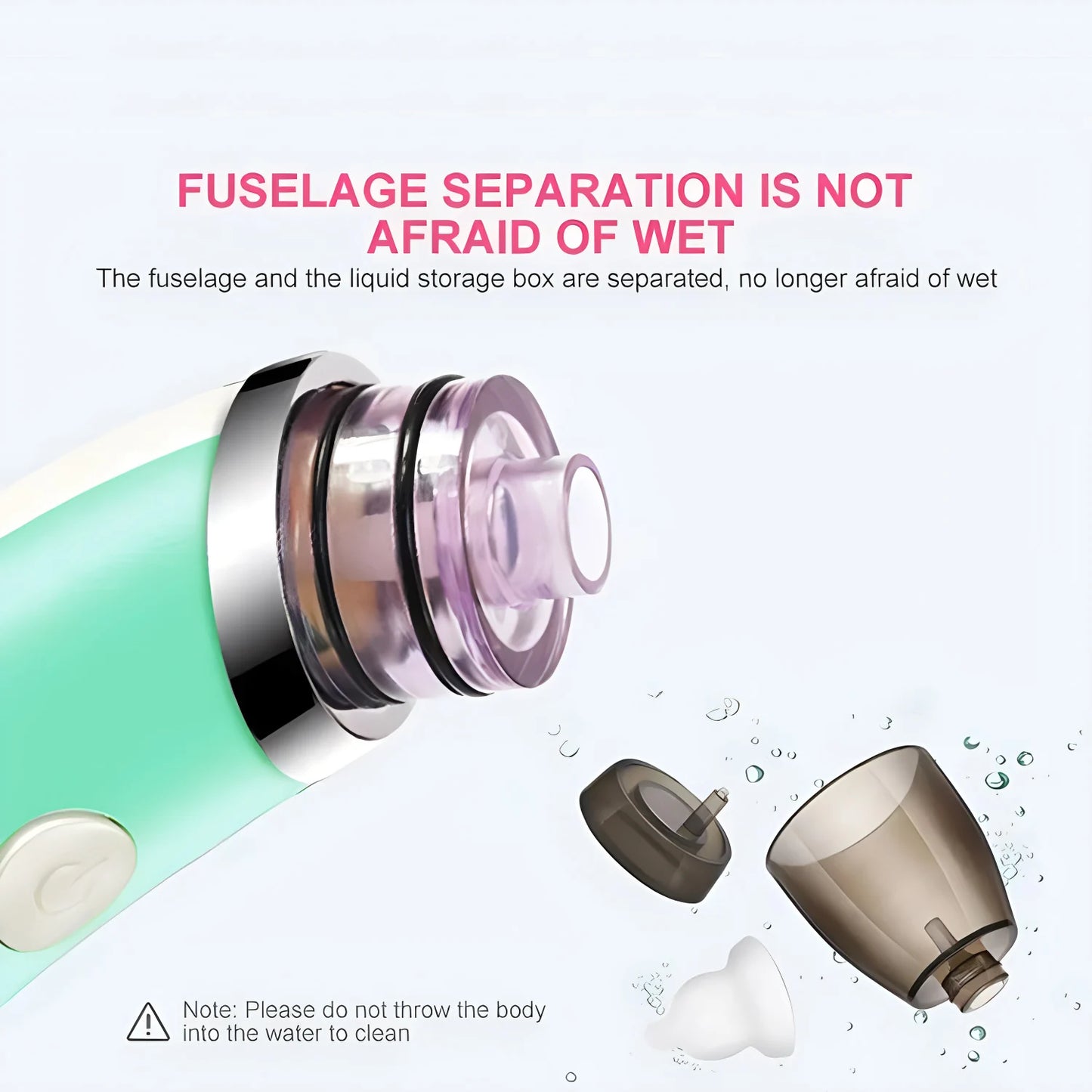 Nasal Aspirator Baby Electric Nose Cleaner Children Obstruction Rhinitis Cleaner Cleaning Booger Silicone  Suction Nozzle