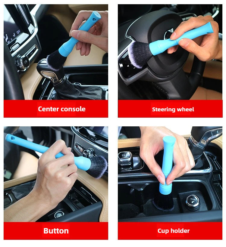 Car Ultra-Soft Detailing Brush Super Soft Auto Interior Detail Brush With Synthetic Bristles Duster Brush car cleaning tools
