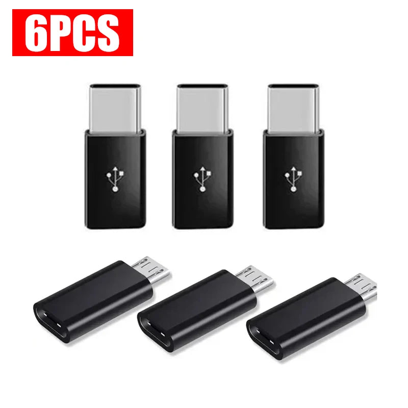 USB Type C To Micro USB Adapter for Phone Tablet Android Charger Data Cable Adapter Micro USB Female To TypeC Male OTG Converter