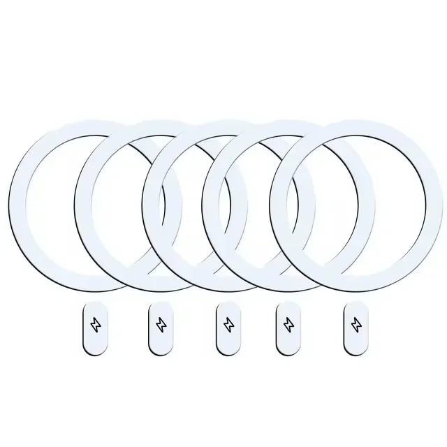Magnetic Metal Plate Ring for Magsafe Wireless Charger Iron Sheet Sticker Magnet Cellphone Holder for IPhone 17 16 15 13 Pro Max