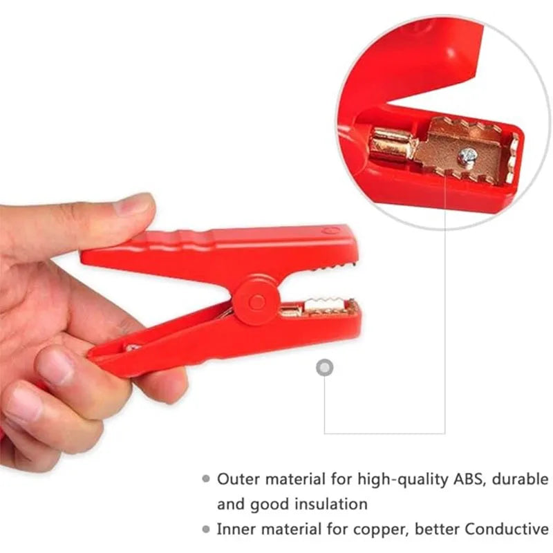Car Jump Starter Cable with Clamps Booster Cable EC5 Plug Connector Prevent Reverse Charge Module for Auto Battery Jump Start