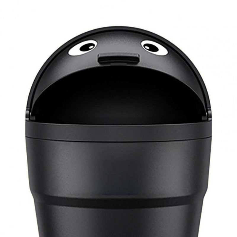 Universal Car Trash Can Auto Organizer Storage Box with Swing Lid Cute Mini Automotive Leakproof Vehicle Trash Bin for Car