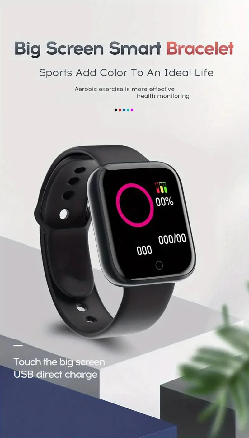 Multi-color Smart Watch For Children Boy Girl Fashion LED Digital Wrist Watches Silicone Strap Sport Watch Men Women Bracelet