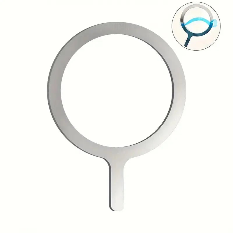 Universal Magnet Sticker Magnetic Adapter Ring Suitable for Magsafe IPhone Wireless Charging Cellphone Round Metal Plate Ring
