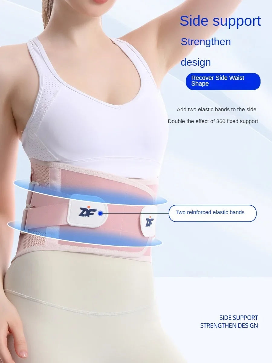 Adjustable Back Support Belt  Lumbar Support Breathable Lower Back Brace for Sciatica Scoliosis Herniated Disc Sciatica