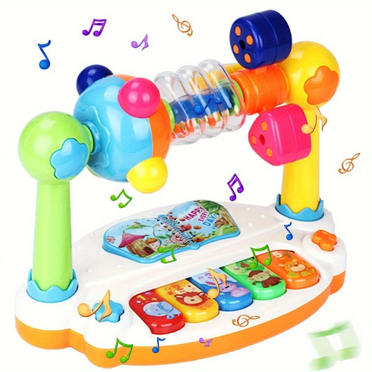 Baby Piano Toy, Light Up Music Baby Toys for12 18 Months Early Learning Educational Piano Toy 1 Year Old Boy Girl Gifts