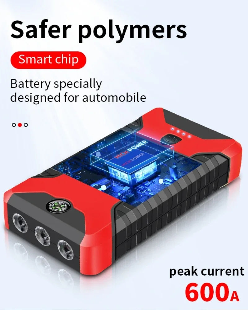 Portable Car Battery Starter Auto Jump Starter 99800mAh Petrol Diesel Car Emergency Booster Start Power Supply 12V For Cars