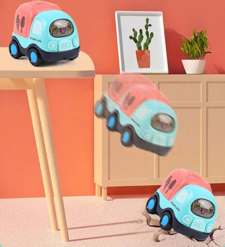 Baby Car Toys Cars Soft Sturdy Pull Back Car Toys Mini Racing Car Kids Educational Toy For Children Boys Girl 1 2 3 4 5 Years