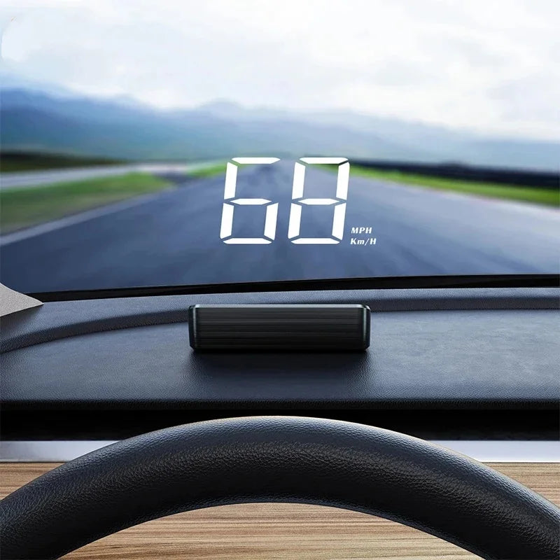 2026 In-vehicle Speedometer HUD Head Up Display Digital Speed Meter Windshield Projector Vehicles Truck Electronics Accessorie