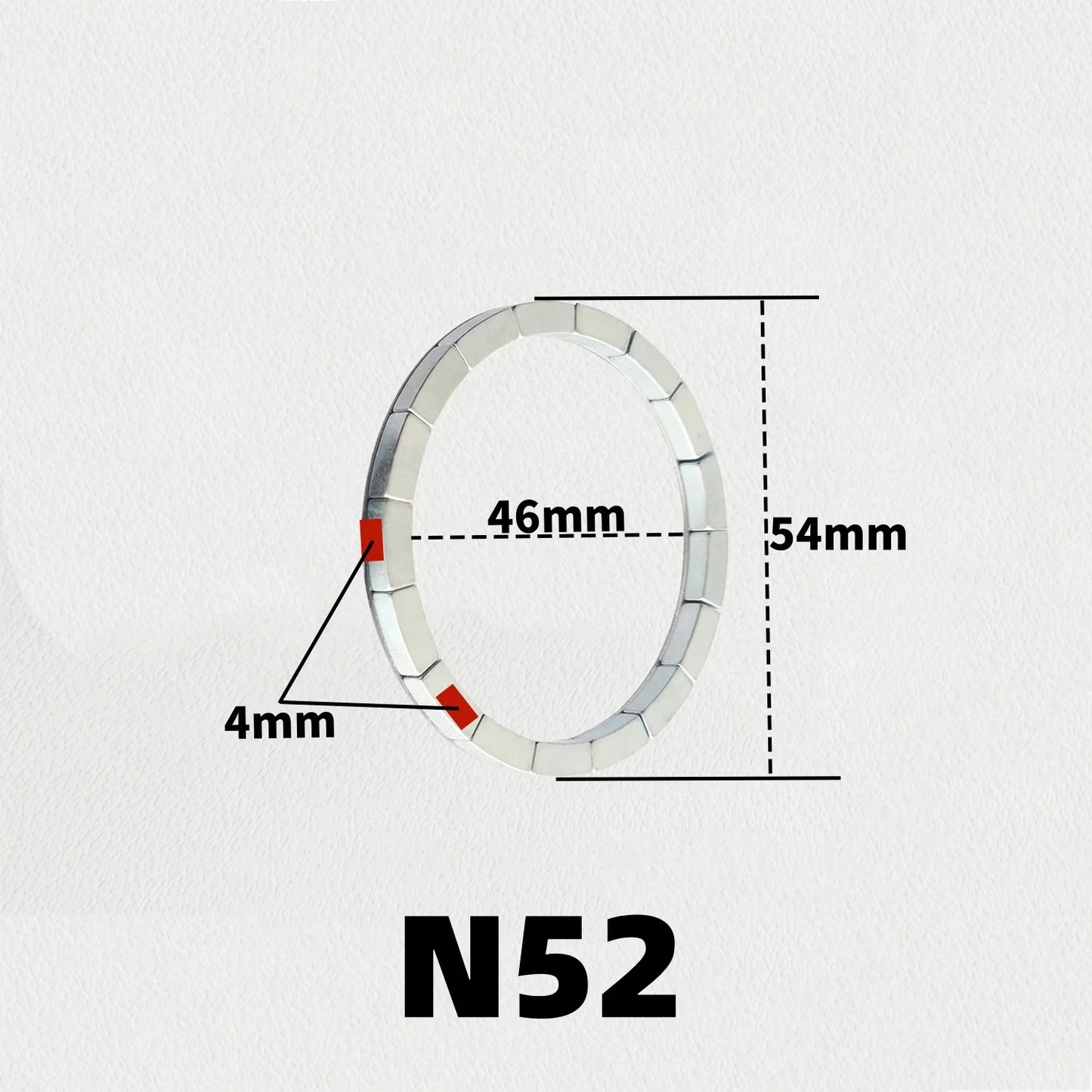 1/2 Pcs Strong Magnet For Magsafe Wireless Charger Transmitter Mobile Phone Magnetic Car Mount Holder inside Magnets Ring 4mm