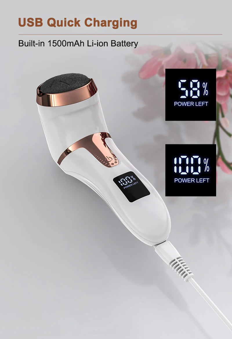 Electric Pedicure Tools Foot Care File Leg Heels Remove Hard Cracked Dead Skin Callus Remover Feet Foot Files Clean Care Machine